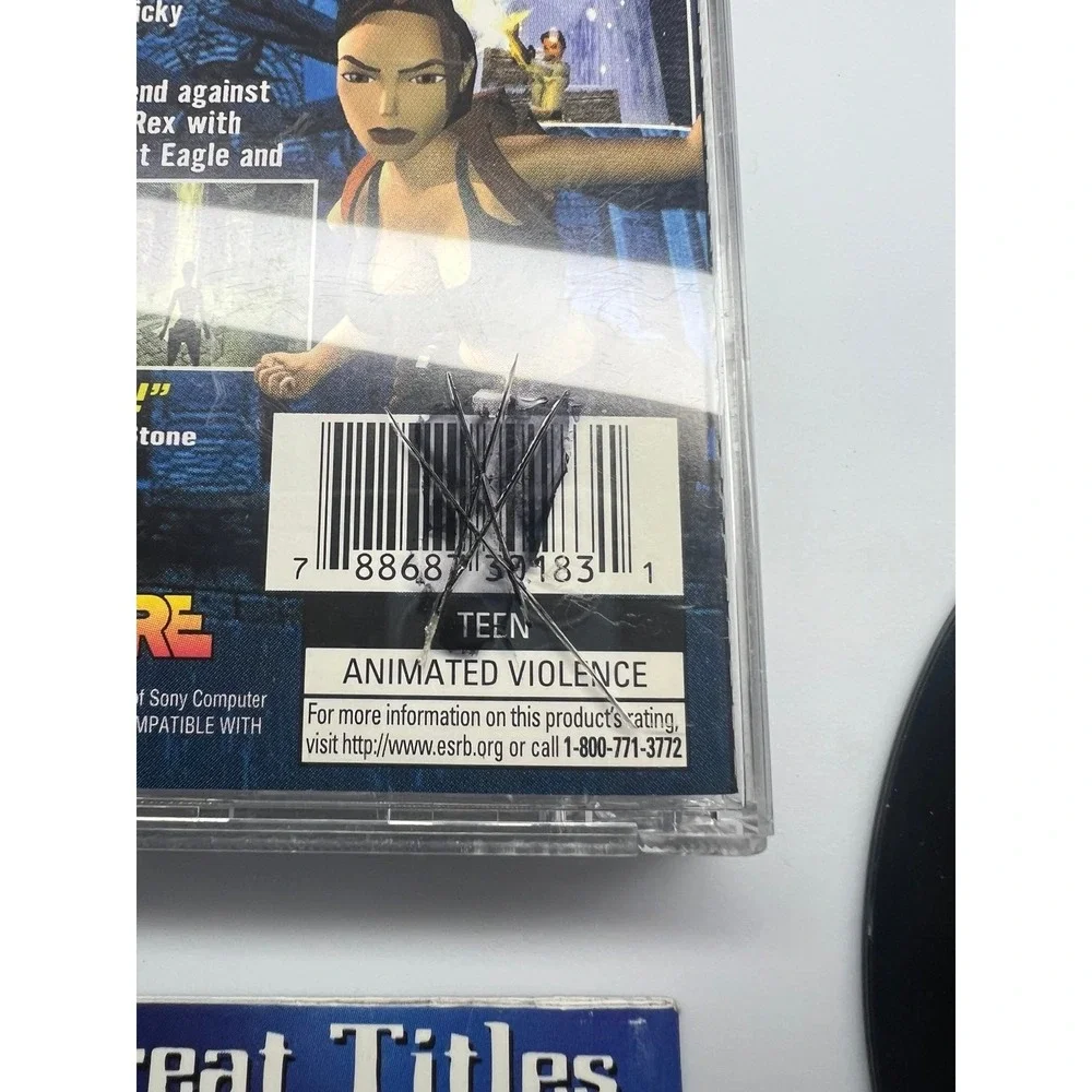 Tomb Raider III: Adventures of Lara‎ Croft (Sony PlayStation 1, 1998) Complete